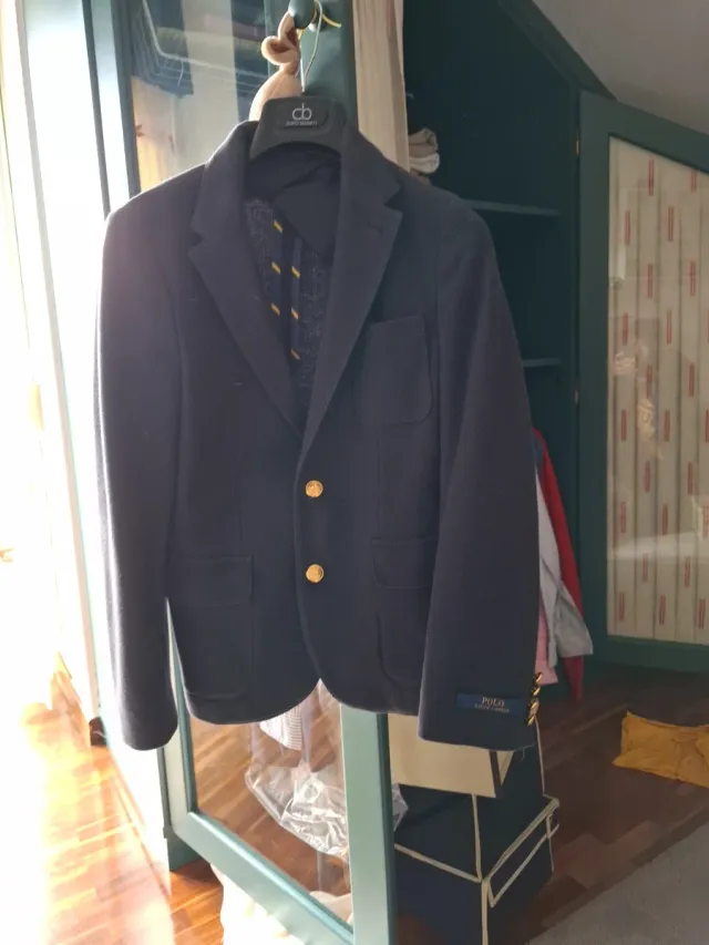 Chaqueta Polo Ralph Lauren azul , talla 14