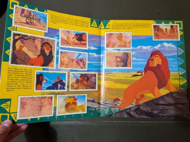 Álbum Cromos El Rey León Panini