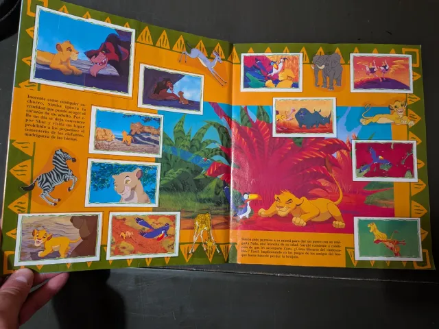 Álbum Cromos El Rey León Panini