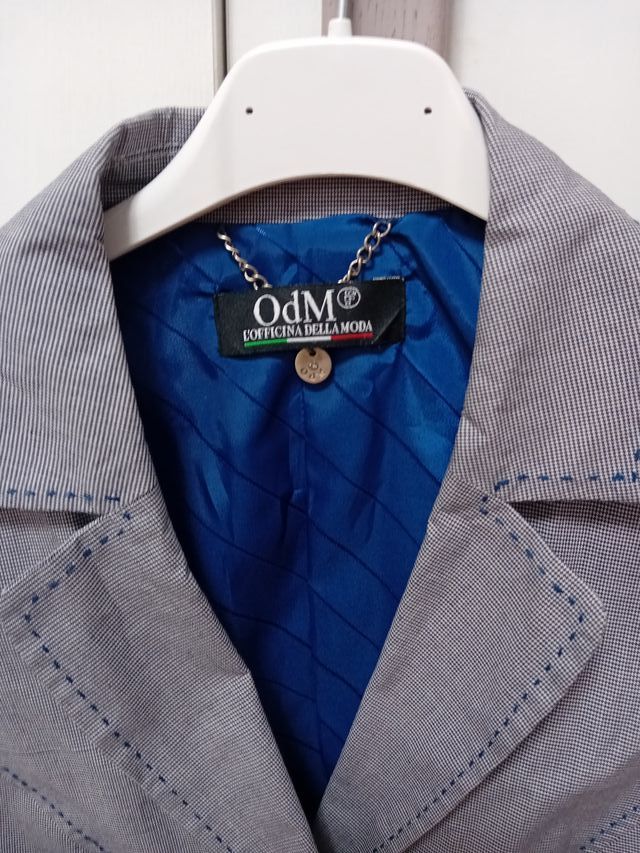 Giacca donna OdM blu e grigia