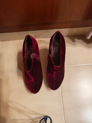 Zapatos de tacón Paris Tejas rojos