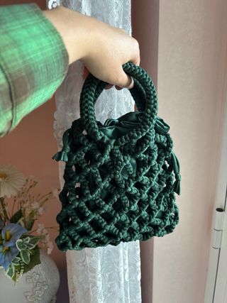 Borsa a rete uncinetto