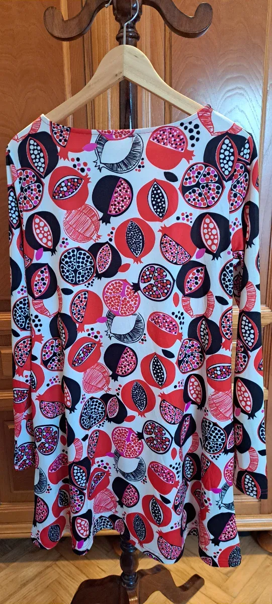 Vestido Lolina estampado granadas