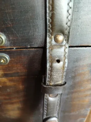 Caja Botellero Vintage Madera y Metal
