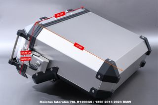 Maletas laterales 78L R1200GS / 1250 2013 2023 BMW