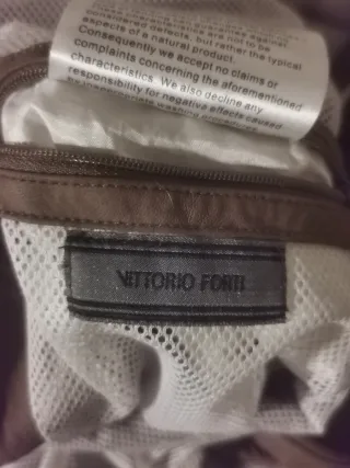 Giacca Vittorio Forti Camoscio giubbino uomo pelle