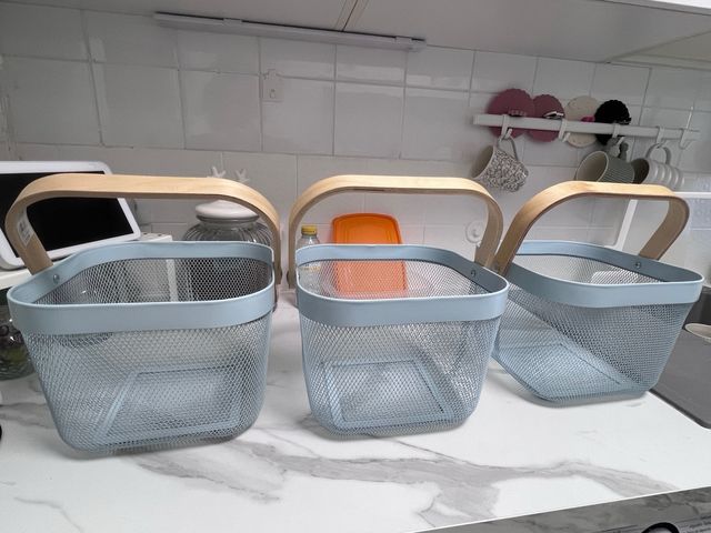 Cestas de Almacenamiento Ikea (Set de 3)