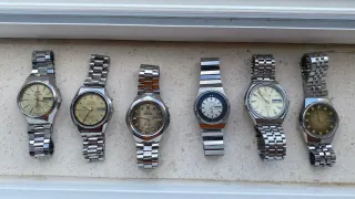 Lote de 6 Relojes Automaticos Citizen y Orient
