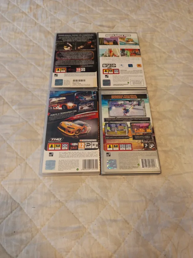 LOTE JUEGAZOS PSP TITULOS MÍTICOS