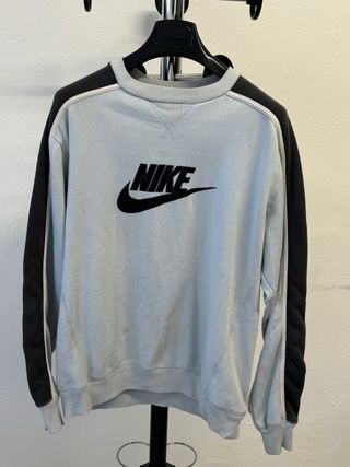 Felpa Nike vintage blu e nera
