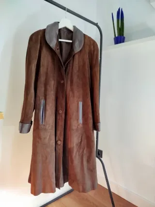 Abrigo ante marrón Talla M/L