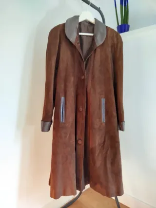 Abrigo ante marrón Talla M/L