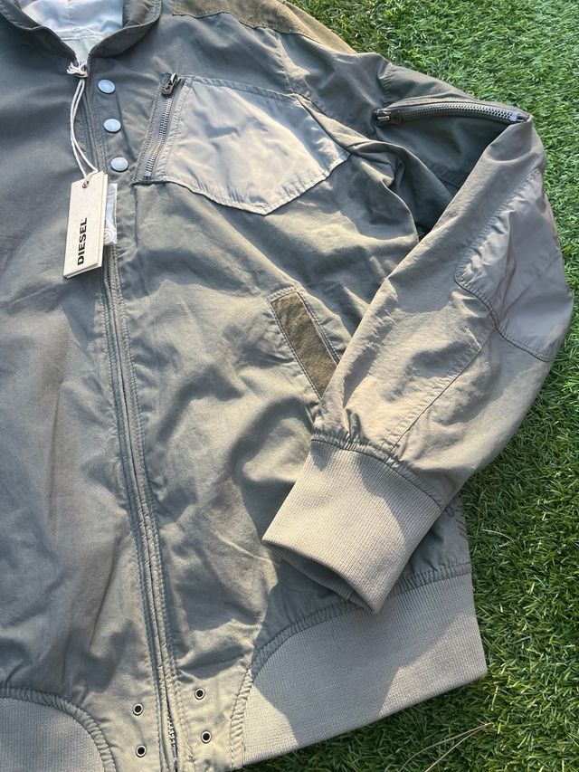 Chaqueta Diesel Y2k Gorpcore Verde Militar