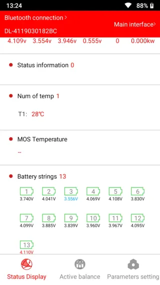 Batería 48V 13S5P para reparar