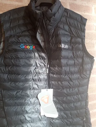 Chaleco Rab plumífero negro