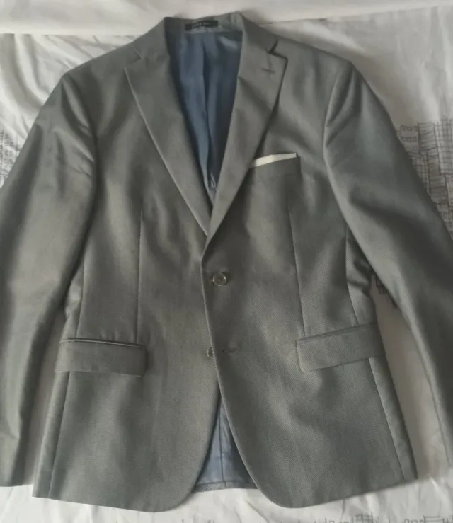 Chaqueta Zara Gris Elegante