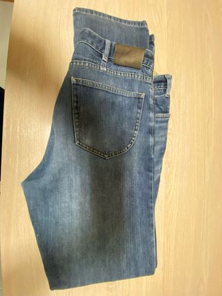 Pantalón Zegna Sport Tejano Talla 34 Usado