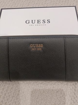 Monedero Guess Mujer Negro