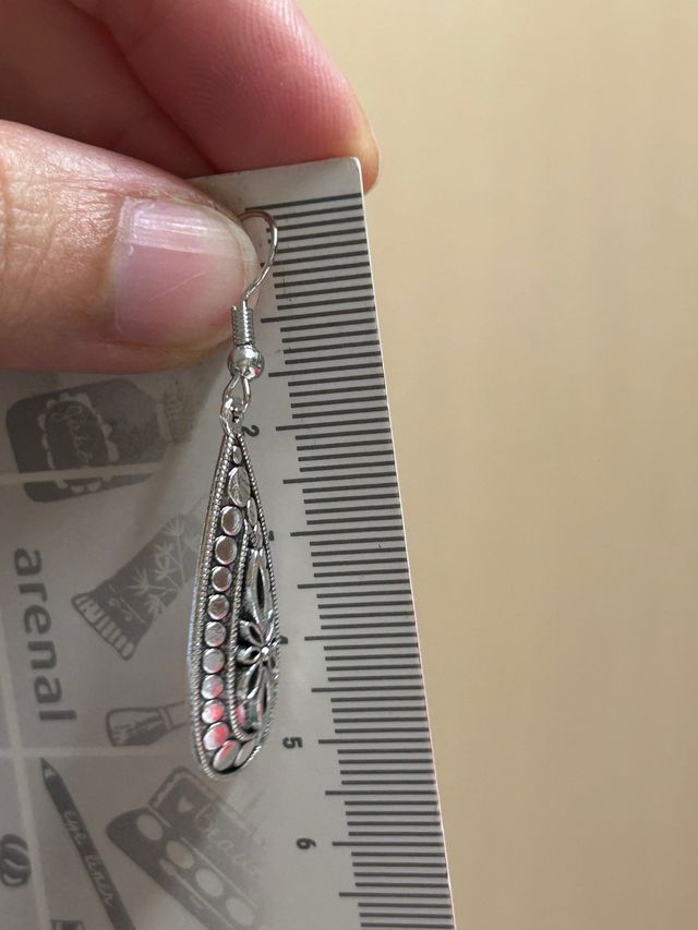 Conjunto Elegante Plata Aleación Zinc