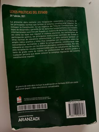 Leyes Políticas del Estado (Papel + e-book)