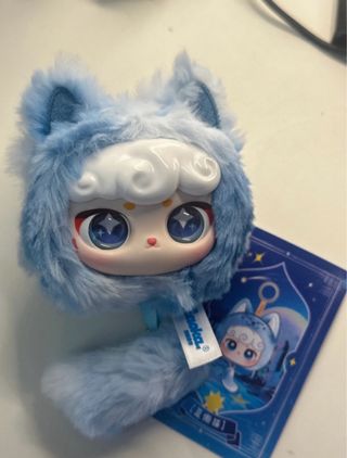 Lucky Meow IV 4 Ciaoka BLUE CAT KEYRING