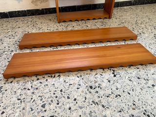 Estanterías de madera