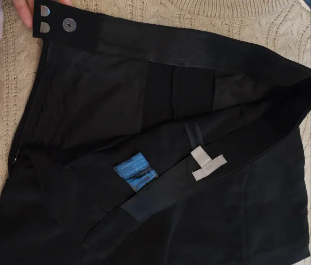 Pantalón corto vestir negro