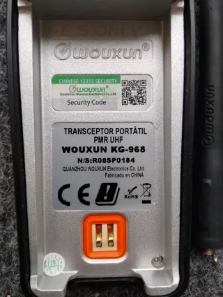 Walkie Talkie Wouxun KG-968 bluetooth