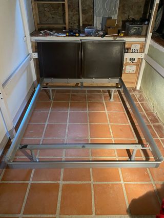 Somier y estructura cama 135x190cm