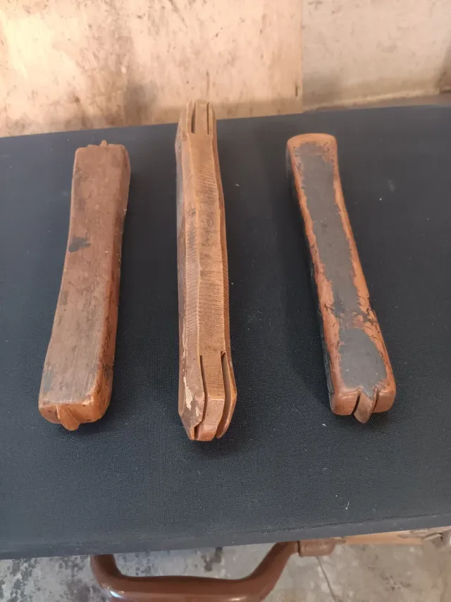 3 Herramientas de Marroquinería en Madera