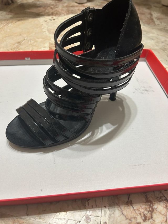 Miss Sixty sandali neri con tacco