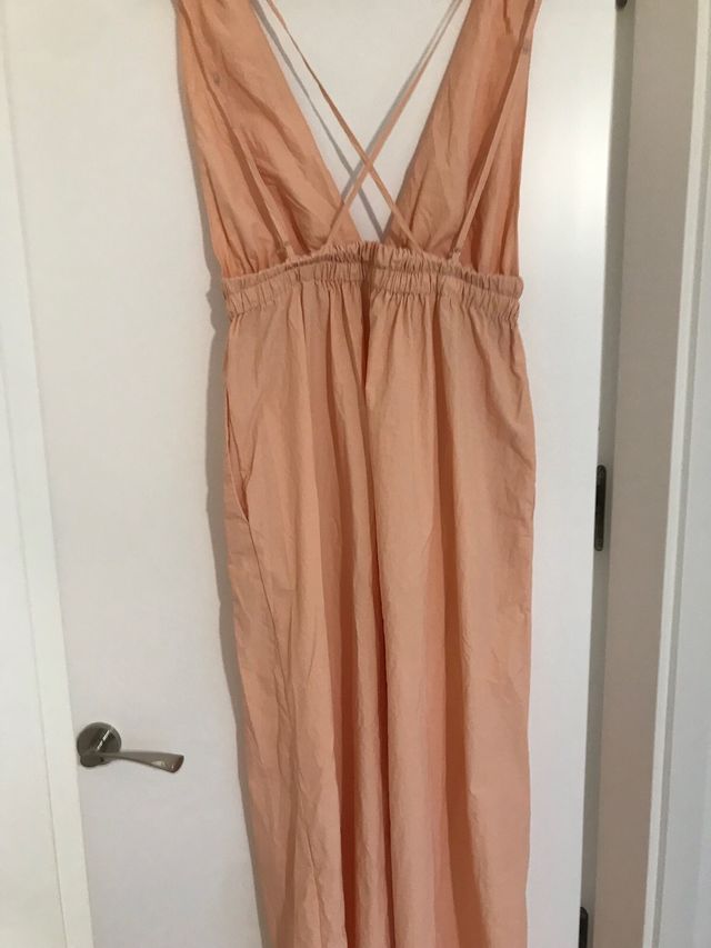 Vestido largo tirantes cruzados S