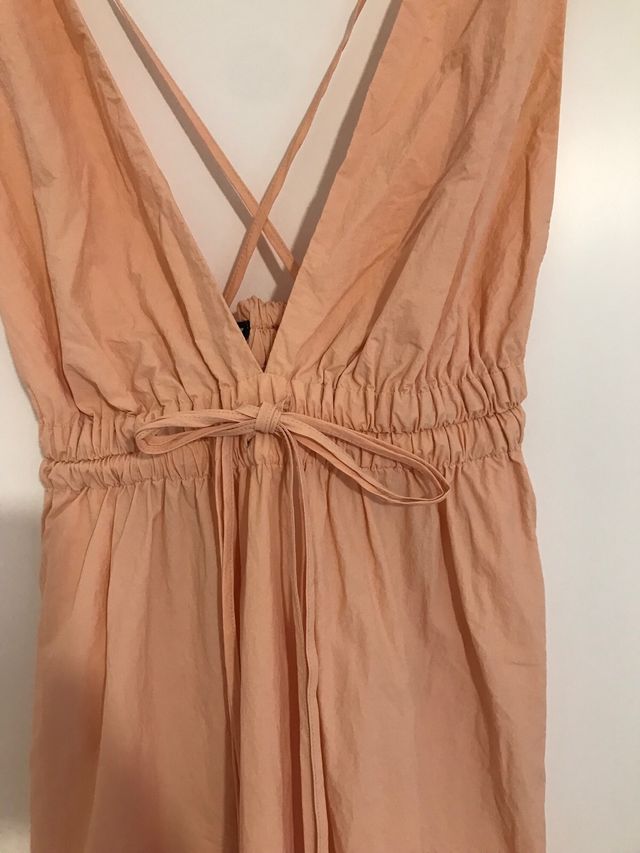 Vestido largo tirantes cruzados S