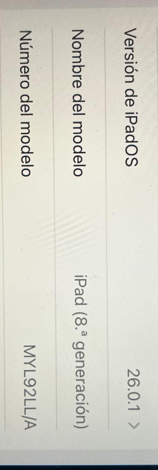 iPad 10.2 32GB 2020 Gris Espacial 