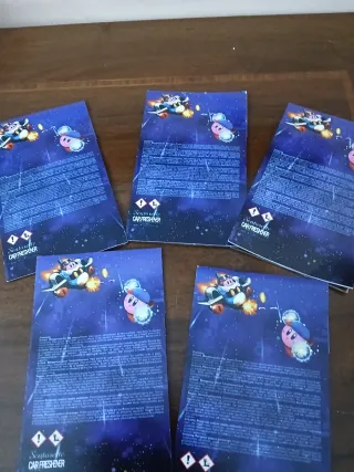 Set 5 profumatori Kirby Planet Robobot Nintendo