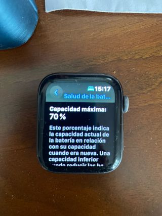 Apple Watch Series 4 Negro/Plata
