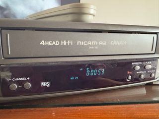 Reproductor VHS Sanyo 4 Head Hi-Fi