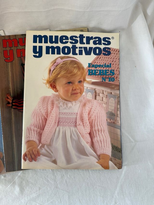 5 Revistas punto MUESTRAS Y MOTIVOS Bebes