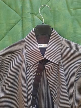 Camicia a righe da uomo