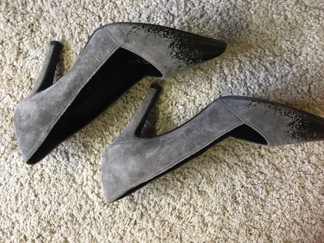 Divine Follie Décolleté Camoscio Grigio Nero 38