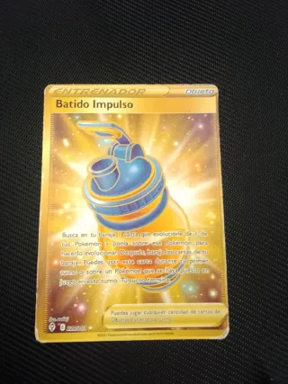 Carta Pokémon Batido Impulso Entrenador Objeto