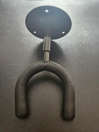 Soporte Pared Guitarra Negro