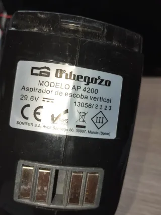 Aspiradora escoba Obregozo Modelo AP4200, CABEZAL