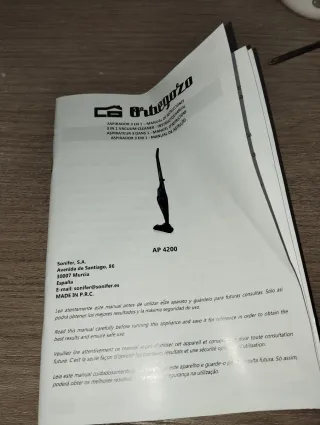 Aspiradora escoba Obregozo Modelo AP4200, CABEZAL