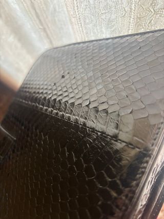 Borsa vintage in pelle nera