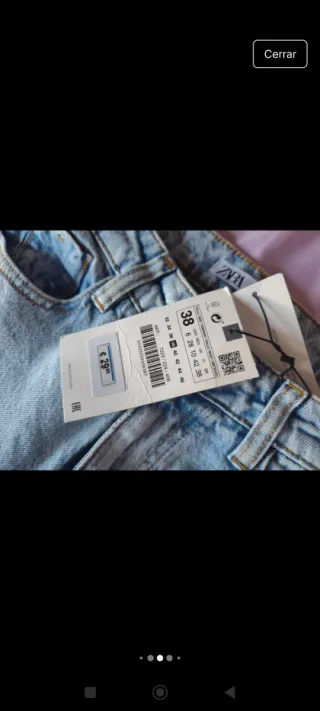 Zara Jeans Vaqueros mom fit  High rise Nuevos