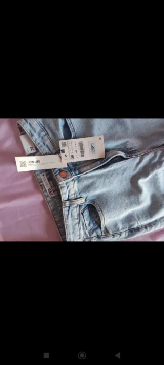 Zara Jeans Vaqueros mom fit  High rise Nuevos