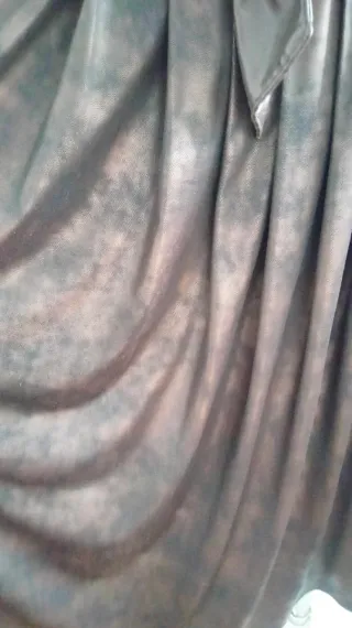 Falda larga marrón y negra