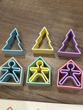 Moldes silicona DËNA - 18 piezas