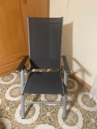 Hamaca Plegable Gris